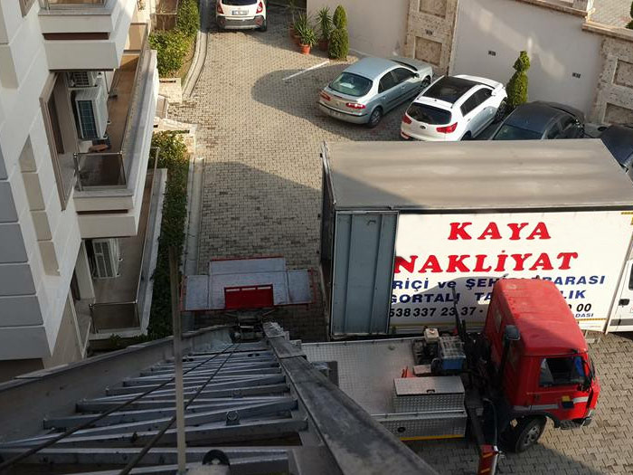 KAYA NAKLİYAT Kuşadası Evden Eve Nakliyat Kiralık Asansör